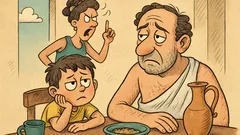 Ανέκδοτο: Μπαμπά, πότε θα μεγαλώσω;