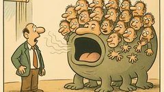 Ανέκδοτο: Τι έχει 12 πόδια και βρόμικη ανάσα;