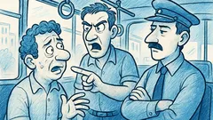 Ανέκδοτο: Τραυλός ρωτά για την 6η στάση