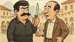 Ανέκδοτο: Ο Μανωλιός λέει μαντινάδα, ανοξείδωτο!