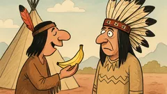 Ανέκδοτο: Πώς λένε οι Ινδιάνοι την μπανάνα;