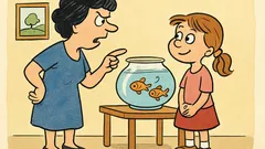 Ανέκδοτο: Αννούλα, άλλαξες το νερό στη γυάλα;