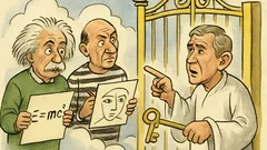 Ανέκδοτο: Πέθανε ο Μπους, στις πύλες Παραδείσου