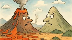 Ανέκδοτο: Ένα ηφαίστειο ζητάει να καπνίσει