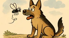 Ανέκδοτο: Μια μύγα την πέφτει σε σκύλο