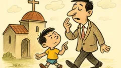 Ανέκδοτο: Ο Μπόμπος έξω απ’ την εκκλησία