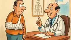 Ανέκδοτο: Γιατρέ μου, έσπασα το χέρι μου