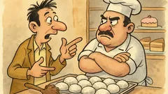 Ανέκδοτο: Ο Κωστίκας πιάνει δουλειά σε ζαχαροπλαστείο…