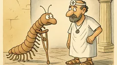 Ανέκδοτο: Τι έχει τριάντα εννιά πόδια;