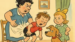 Ανέκδοτο: Η μαμά δέρνει τον Μπόμπο...