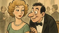 Ανέκδοτο: Απόψε είστε το μαργαριτάρι, δεσποινίς…