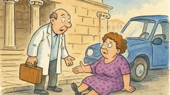 Ανέκδοτο: Τι έχετε; Μήπως γλιστρήσατε κιόλας;