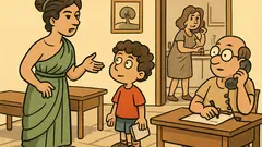 Ανέκδοτο: Μια μέρα ο Τοτός πάει σχολείο