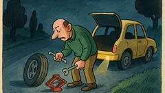 Ανέκδοτο: Πηγαίνει κάποιος με το αυτοκίνητο…