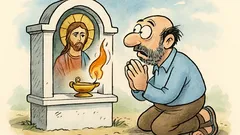 Ανέκδοτο: Γιατί τρεμοπαίζει η φλόγα στο καντήλι;