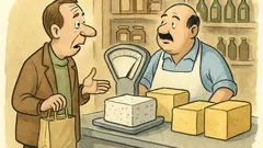 Ανέκδοτο: Συνομιλία σε ένα μπακάλικο...