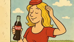 Ανέκδοτο: Μια ξανθιά ανοίγει ένα Coca‑Cola…