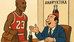 Ανέκδοτο: Μια εταιρεία φέρνει τον Τζόρνταν…