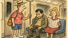 Ανέκδοτο: Με το μετρό της Νέας Υόρκης...