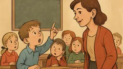 Ανέκδοτο: Μπαίνει η δασκάλα με τρυπημένα αυτιά