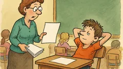 Ανέκδοτο: Στο σχολείο, η δασκάλα λέει στους μαθητές