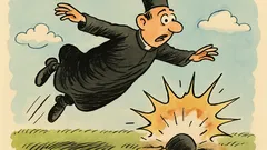 Ανέκδοτο: Τι είναι μαύρο και πετάει στον ουρανό;