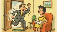 Ανέκδοτο: Γυρίζει ο σύζυγος απ’ τη δουλειά