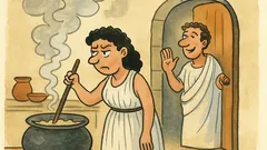 Ανέκδοτο: Ο σύζυγος: «Κλείσε την πόρτα…»