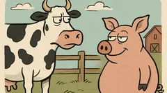 Ανέκδοτο: Γιατί οι άντρες δεν παθαίνουν τρελές αγελάδες;