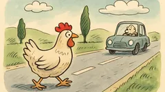 Ανέκδοτο: Γιατί η κότα περνά τον δρόμο;