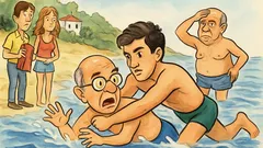 Ανέκδοτο: Ήταν ο Σημίτης στη Θάσο...