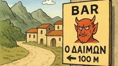 Ανέκδοτο: Στην είσοδο ενός ορεινού χωριού…