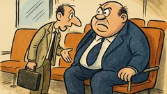 Ανέκδοτο: Είναι άδειο το κάθισμα δίπλα σας;