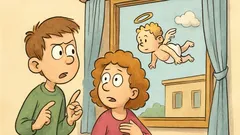 Ανέκδοτο: Μαμά, ο Γιωργάκης είναι αγγελάκι;