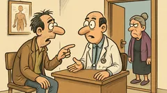 Ανέκδοτο: «Γιατρέ μου, υποφέρω πολύ…»