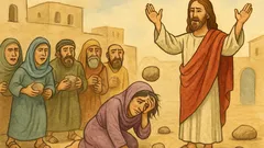 Ανέκδοτο: Στην Κανά, πετάει κοτρόνα η μάνα