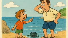 Ανέκδοτο: Στο νησί, ο μικρός λέει…