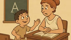 Ανέκδοτο: Ο Γιαννάκης χτυπά τη δασκάλα