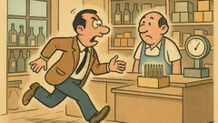 Ανέκδοτο: Ένας μεσήλικας μπαίνει φουριόζος στο παντοπωλείο