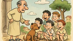 Ανέκδοτο: Μια μέρα δάσκαλος βλέπει παιδιά κι σκύλο