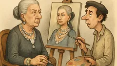 Ανέκδοτο: Η γιαγιά ζητά πορτρέτο με διαμάντια