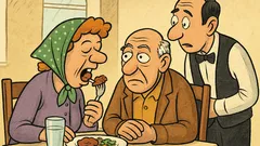 Ανέκδοτο: Μπαίνει ζευγάρι σε εστιατόριο...