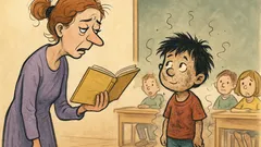 Ανέκδοτο: Η δασκάλα μυρίζει τον Τοτό;