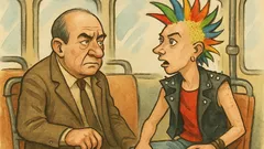 Ανέκδοτο: Μπαίνει πανκ στο λεωφορείο...