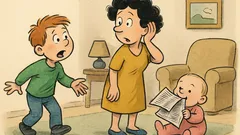 Ανέκδοτο: Μαμά, έλα γρήγορα, η Ελενίτσα!