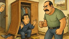 Ανέκδοτο: Μια ντουλάπα πέφτει με το τρένο