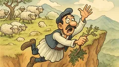 Ανέκδοτο: Στους πρόποδες του Παρνασσού...