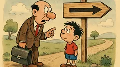 Ανέκδοτο: Ένας διαβάτης ρωτάει τον Μπόμπο…