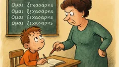 Ανέκδοτο: Δασκάλα: «Τοτό, γιατί δεν έγραψες;»