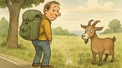 Ανέκδοτο: Ένας ταξιδιώτης σταματάει για κατούρημα…